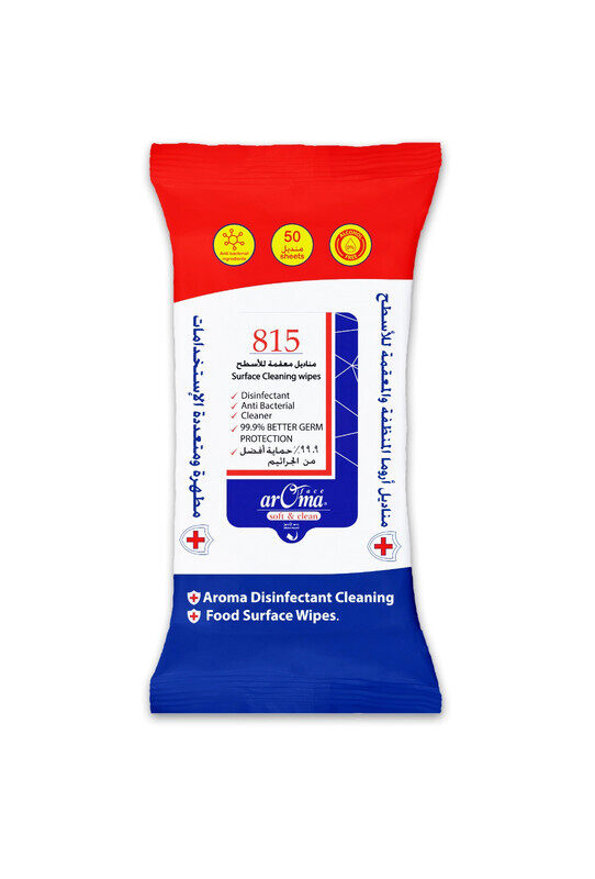 

arOma face Soft & Clean Surface Cleaning Wipes 50 Sheets