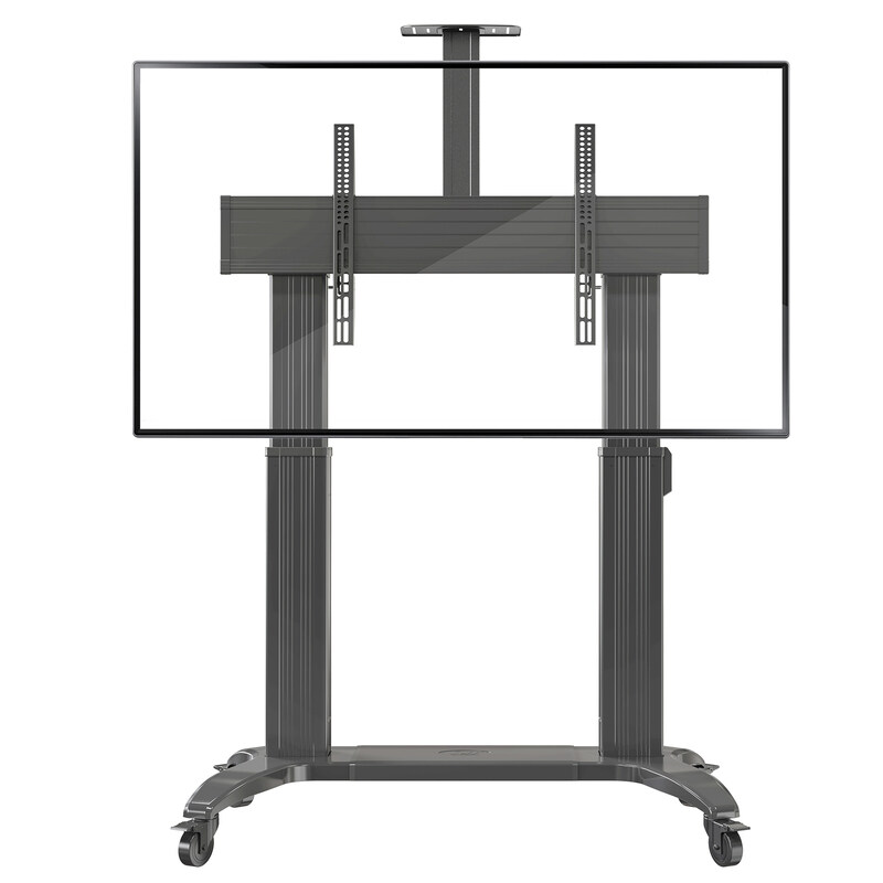 

Not Applicable NB North Bayou TW100 Motorized TV Floor Stand for 75-110 Inch TVs up to 136 kg, Electric Height Adjustment, VESA 200x200mm to 1000x600mm, Mobile with