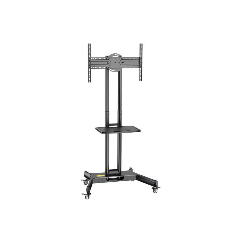 

Not Applicable BEETEC TF-L65-X Mobile TV Cart for 32"-65" TVs up to 50 kg with VESA upto 600x400mm, 90° Rotation for Portrait and Landscape Modes, Equipment Shelf, L