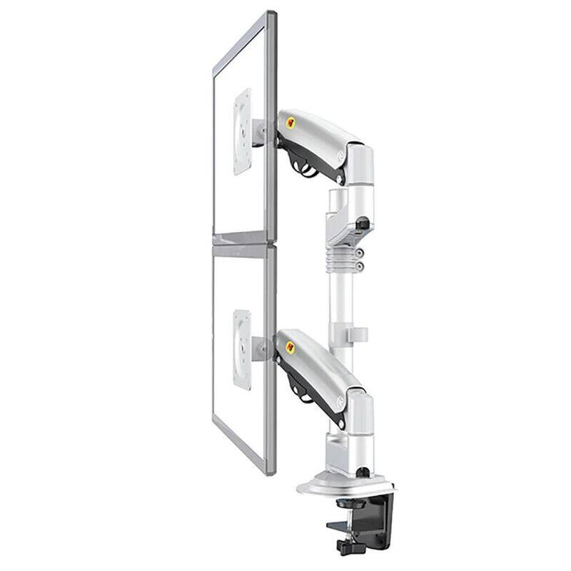 

Not Applicable NB North Bayou H180W Dual Monitor Arm Gas Spring Mount for two 17" to 27" Screens up to 19.8 lbs for Each Monitor, VESA 75x75 & 100x100, 360A° Rotatio