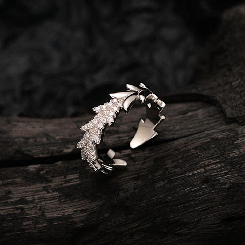 

lussocollezioni Lila Silver Ring for Romantic Charm