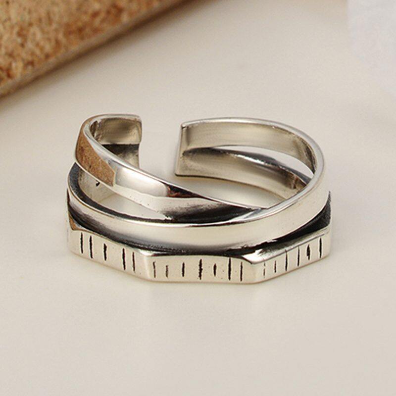 

lussocollezioni Thor Silver Ring with a Powerful Design