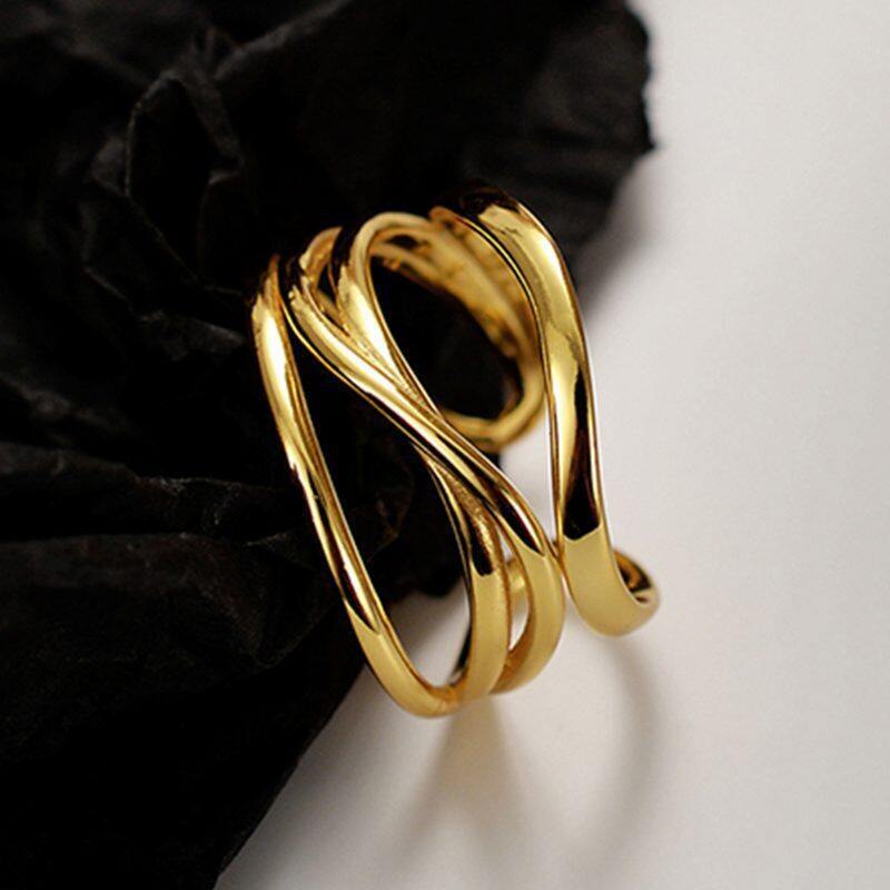 

lussocollezioni Lilac Gold Ring for Fashion-Forward Elegance