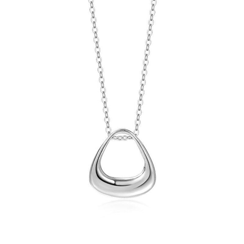 

Lussocollezioni Rhodium-Plated Polo Necklace