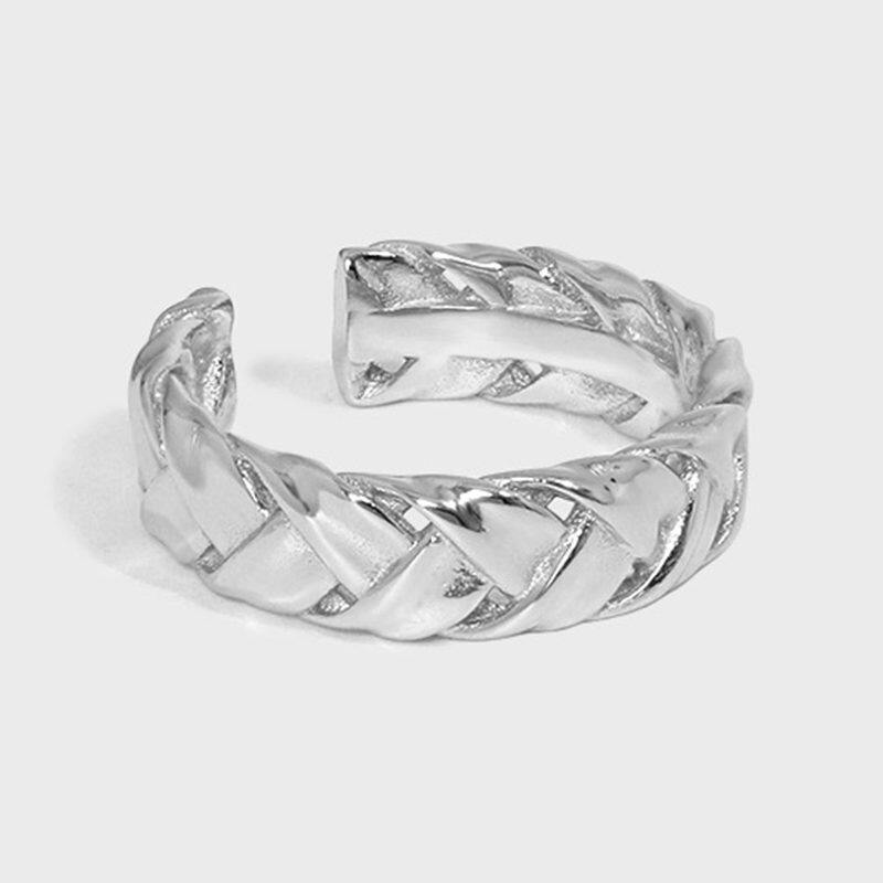 

lussocollezioni Elegant Silver Hera Ring for Everyday Style