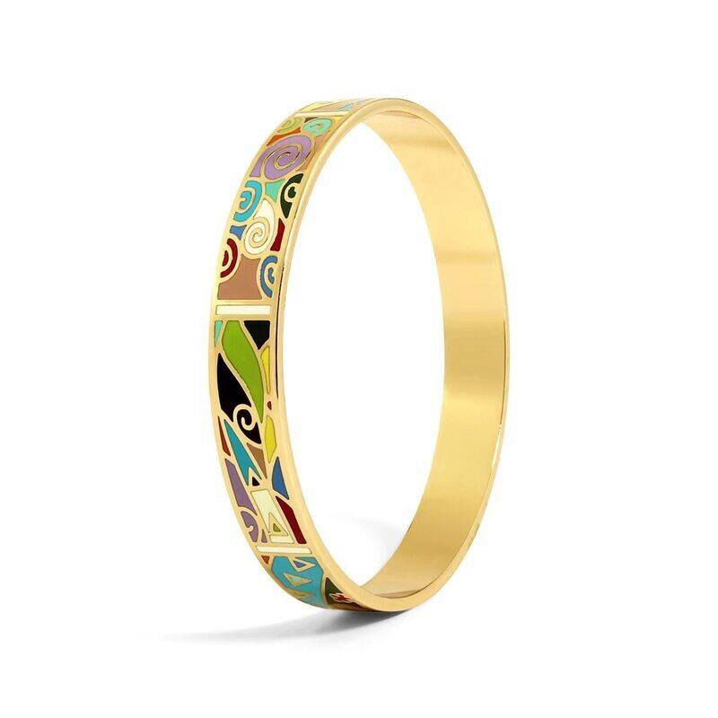 

lussocollezioni Stunning Gianna Gold Bangle