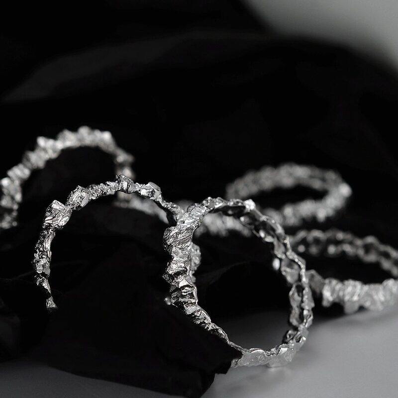 

lussocollezioni Sily Silver Ring with Personal Engraving