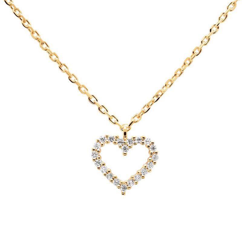 

Lussocollezioni Gold Heart Pendant Necklace