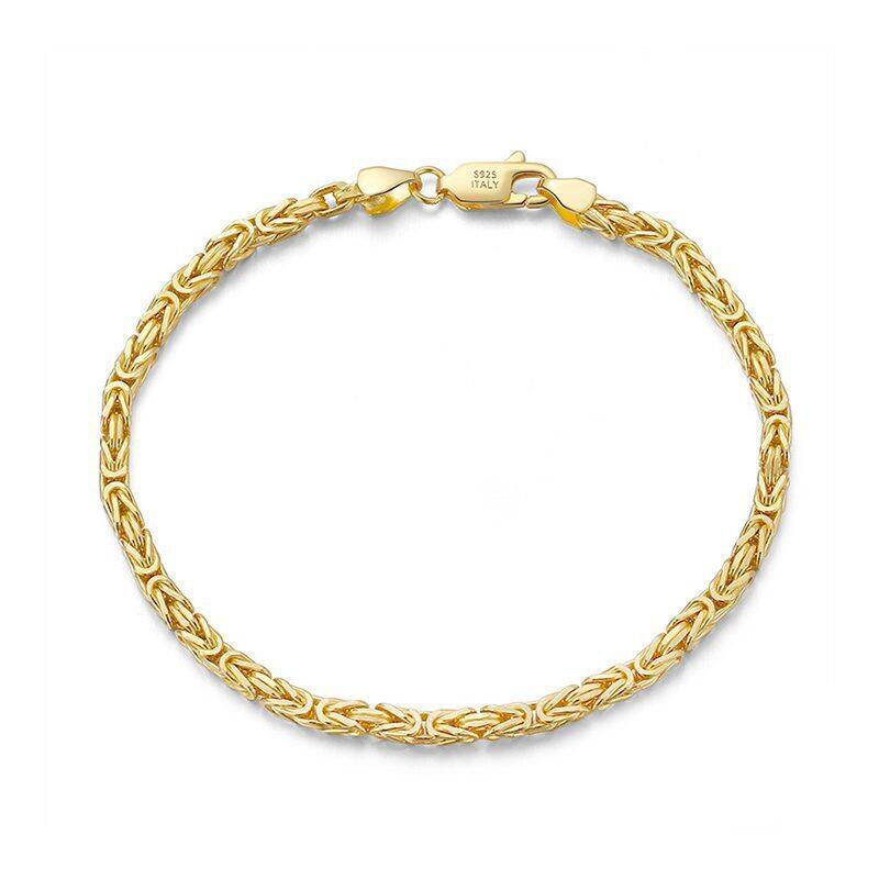 

lussocollezioni Modern Italian Gold Bracelet for Statement Style