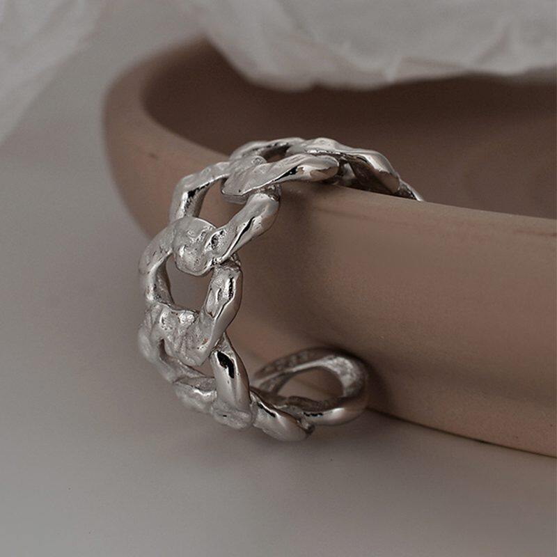 

lussocollezioni Silver Tigy Ring for Modern Style