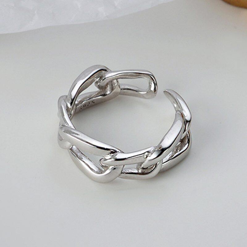 

lussocollezioni Gold Arabella Ring with Sparkling Finish