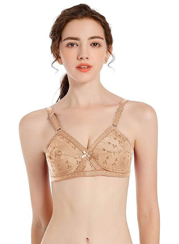

Generic Dhabeena Brassieres Bra with Comfort, Style No. F17333, Beige, Size 36