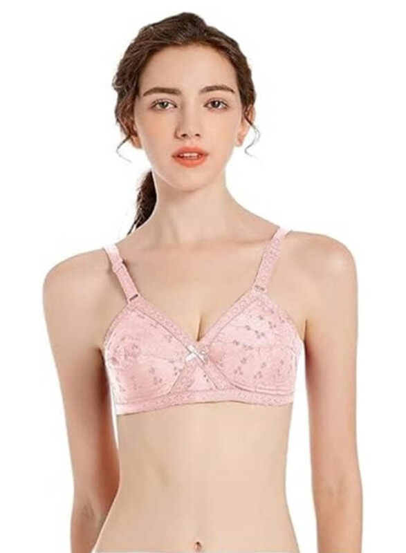 

Dhabeena Radiant Lace Bliss Underwire Bra, 38B, Pink