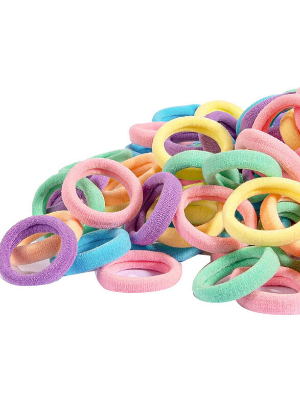 

Generic Whaline Baby Ponytail Hair Ties, 120 Pieces, Multicolour