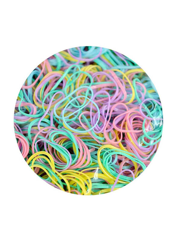 

Tyga Store Mini Rubber Bands Soft Elastic Bands for Kids Hair, 1000 Pieces