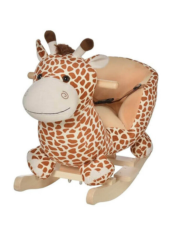 

Generic Children Kids Rocking Giraffe Seat Belt Toys, Multicolour