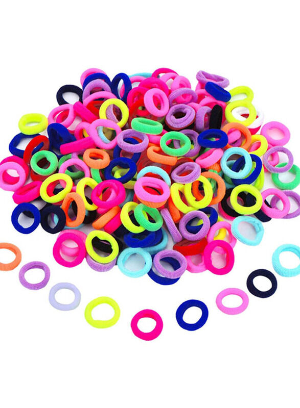 

Generic Hicarer Elastic Mini Rubber Hair Ties Bands for Ponytail Holders, 100 Pieces, Multicolour