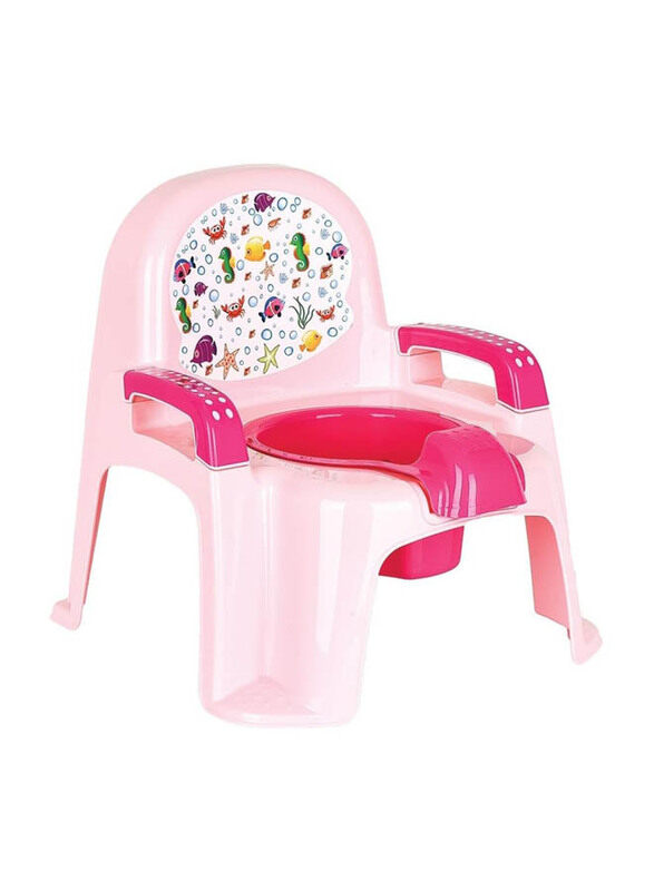 

Generic Comfortable Potty Trainer with Handle for Babiese, Pink