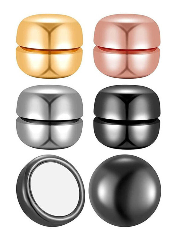 

TKTTBD Womens Commercial Strength Multi-Use Hijab Scarf Magnetic Pins for Painless, 4 Pieces, Multicolour