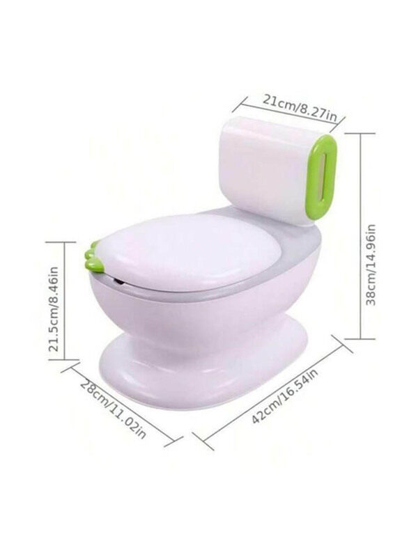 

Generic Baby Potty Realistic Potty Training Toilet Looks And Feels Like An Adult Toilet Potty Training Seat, Multicolour