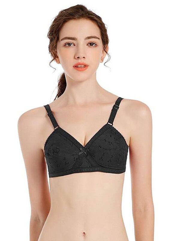 

Generic Ladies Brassiers Dhabeena Bra, Black, 75C