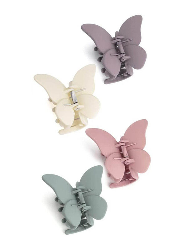 

Generic Butterfly Hair Claw Clips for All Hair Types, 4 Pieces