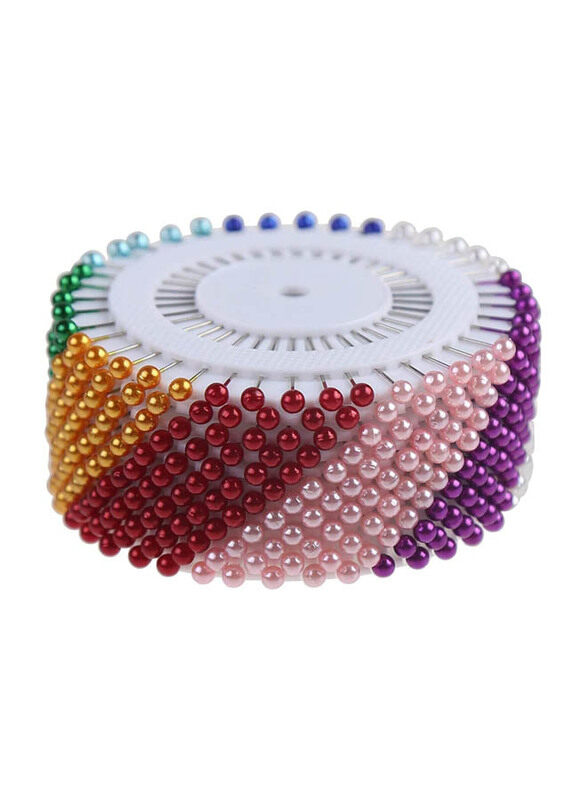 

Generic Women Trendsetter Pearl Head Pin for Tailor, Dressmaking, Craft, Decorating, Head Hijab & Scarf, 480 Pieces, Multicolour