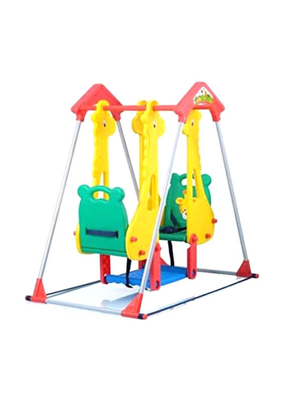 

Bjw Double Cute Style Two Seats Baby Swing, Multicolour