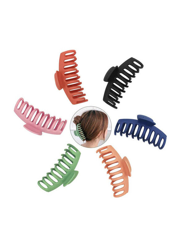 

Generic Large 4.3 Inch Nonslip Claw Clips for Thick Hair, 6 Pieces