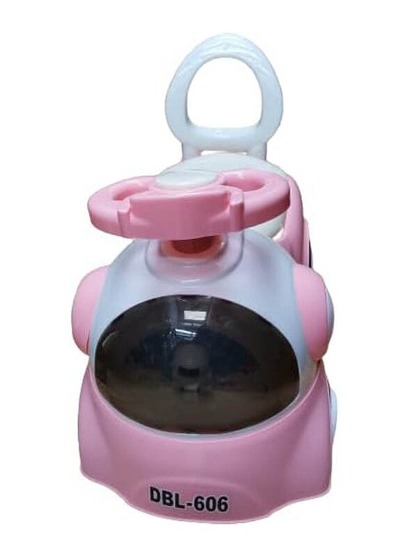 

Generic Baby Push Car with Music and Light, Pink/White