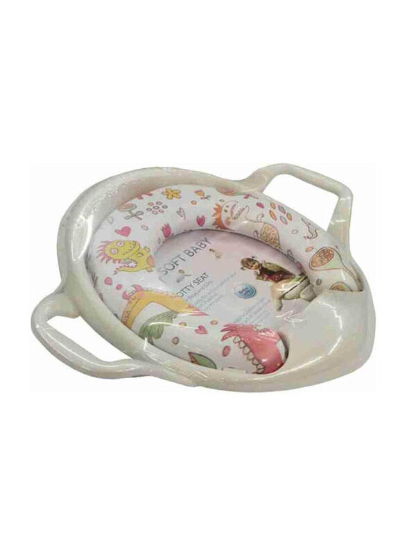 

Generic Baby Soft Potty Seat with Handle, White