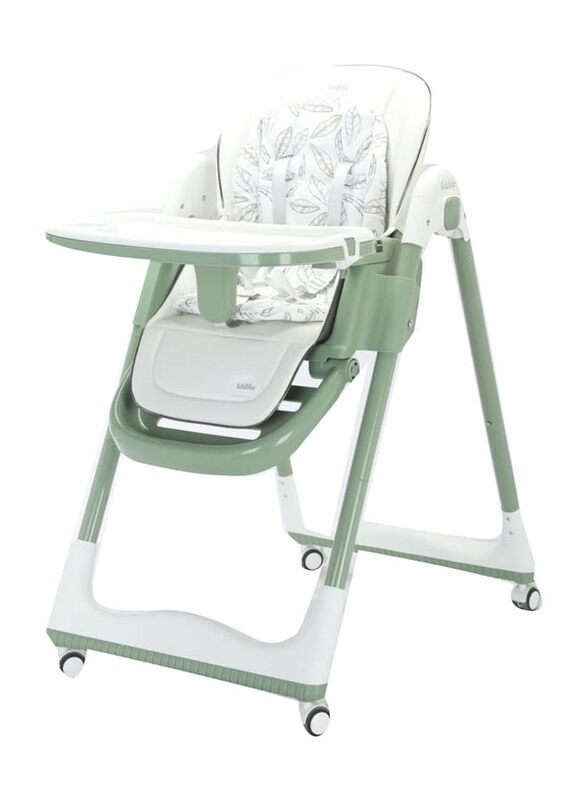 

Generic Baby Kidilo High Chair with Adjustable Headrest & Footrest, Green