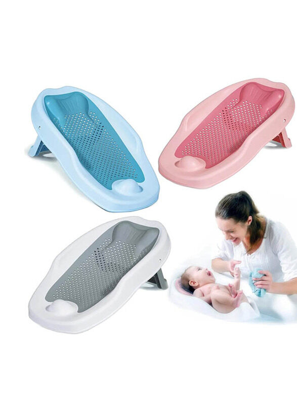 

Mom Care Anti Slip Silicone Folding Baby Bath Tub for Babies, Multicolour