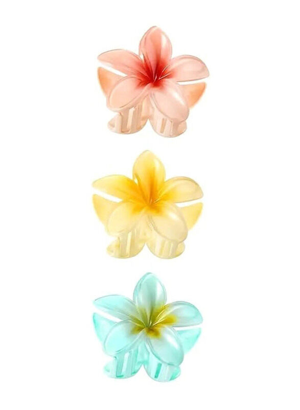 

Generic Large Floral Hair Claw Clip for All Hair Types, 3 Pieces