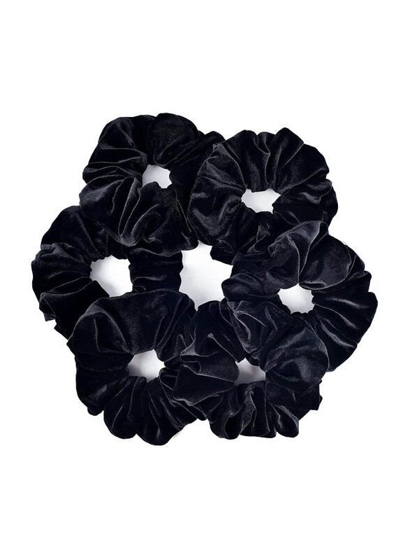 

Ceelgon Velvet Scrunchies Large Hair Ties for All Hair Types, 6 Pieces