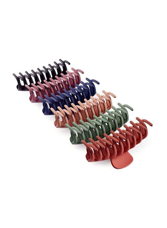

Boomiboo Large Big Hair Claw Clips for Thick Hair Banana Clips, 6 Pieces