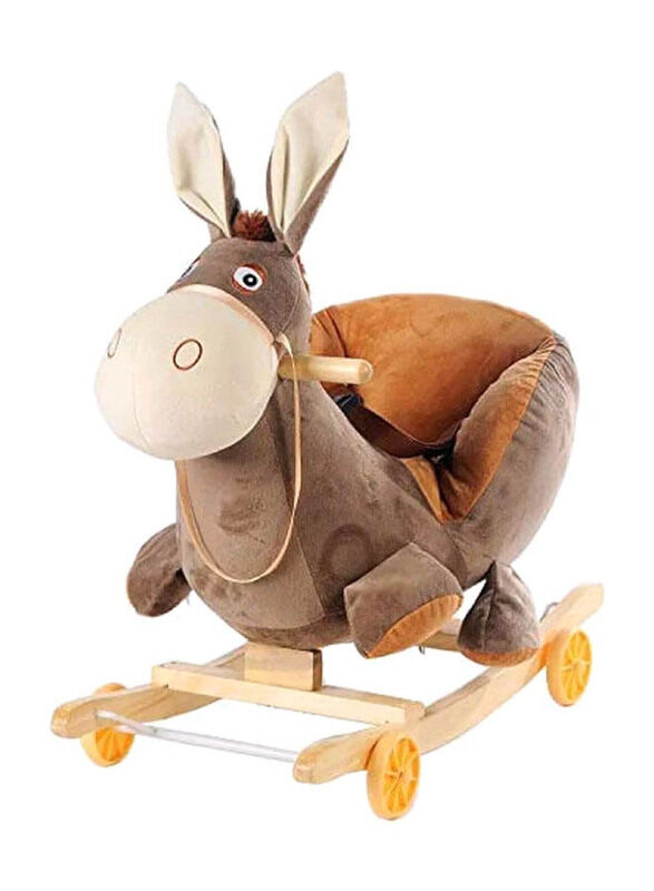 

Generic Rocking Rolling Donkey Ride On Toy, Multicolour