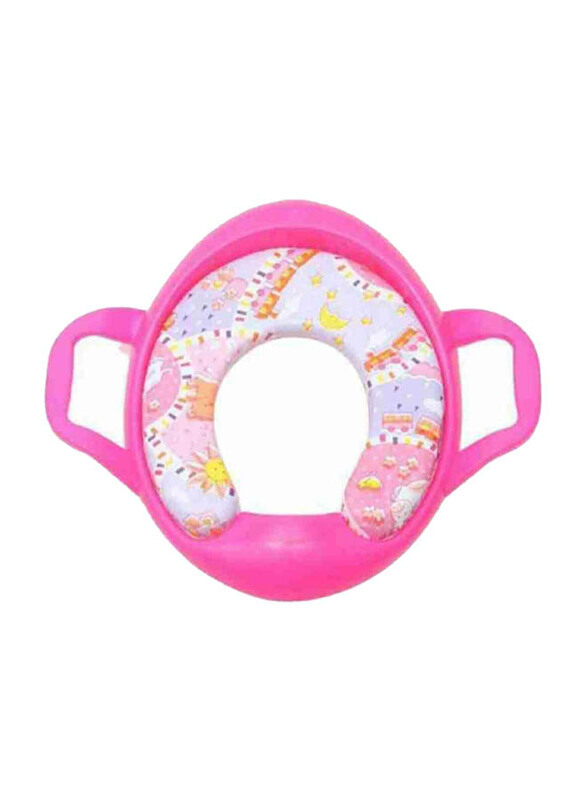 

Generic Baby Soft Potty Seat for Children with Handle, Pink