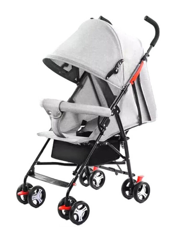 

Generic Lightweight Portable Baby Stroller With Compact Fold For 0-36 Months Baby, Grey