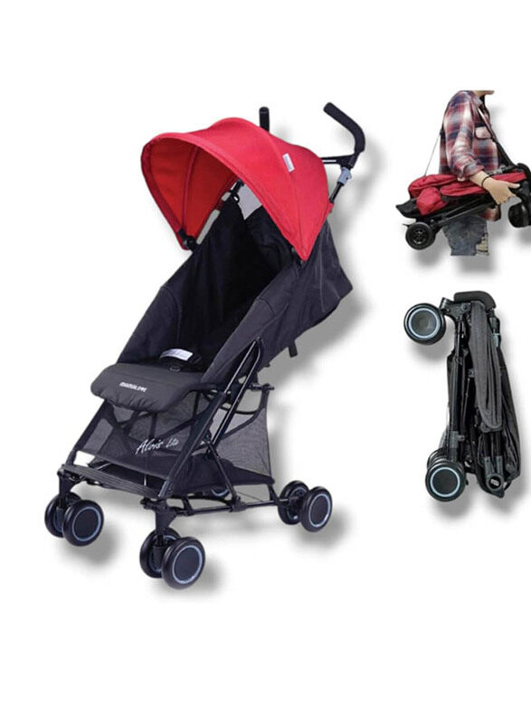 

Mamalove Advisi Lightweight Foldable Stroller with Cup Holder, Red