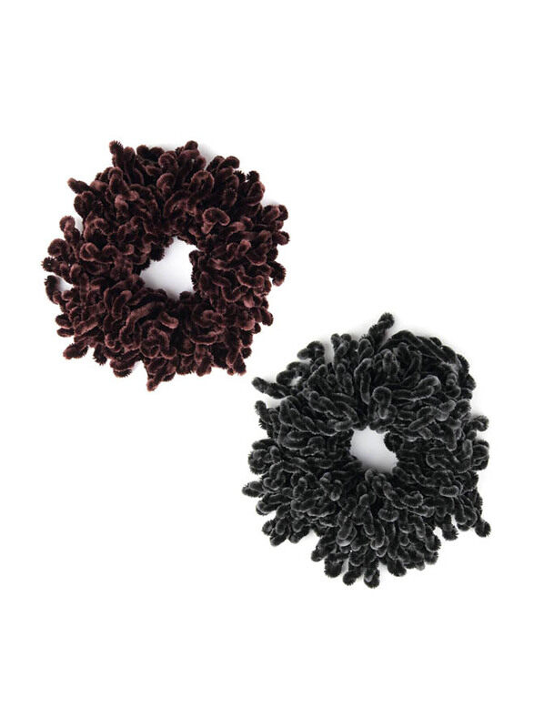 

Bizinn Volumizer Khaleeji Hair Scrunchie for All Hair Types, 2 Pieces