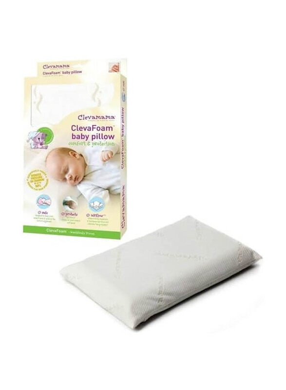 

Generic Memory Foam Baby Pillow Clevamama Pillow, White