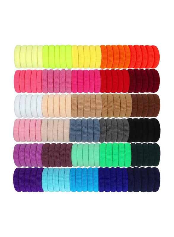 

Generic Heywood Willing Tee Baby Thin Hair Tie for Ponytail Holder & Infants Toddlers, 300 Pieces, Multicolour