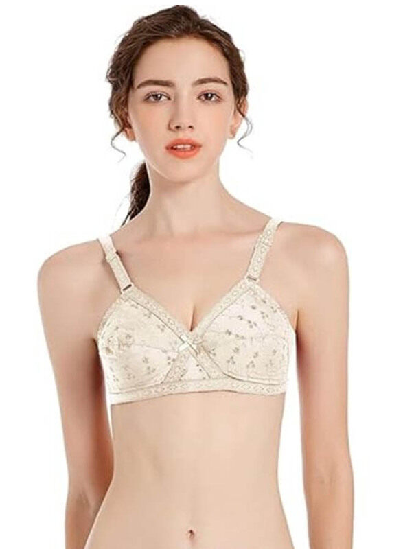 

Dhabeena Radiant Lace Bliss Underwire Bra, 40B, Ivory