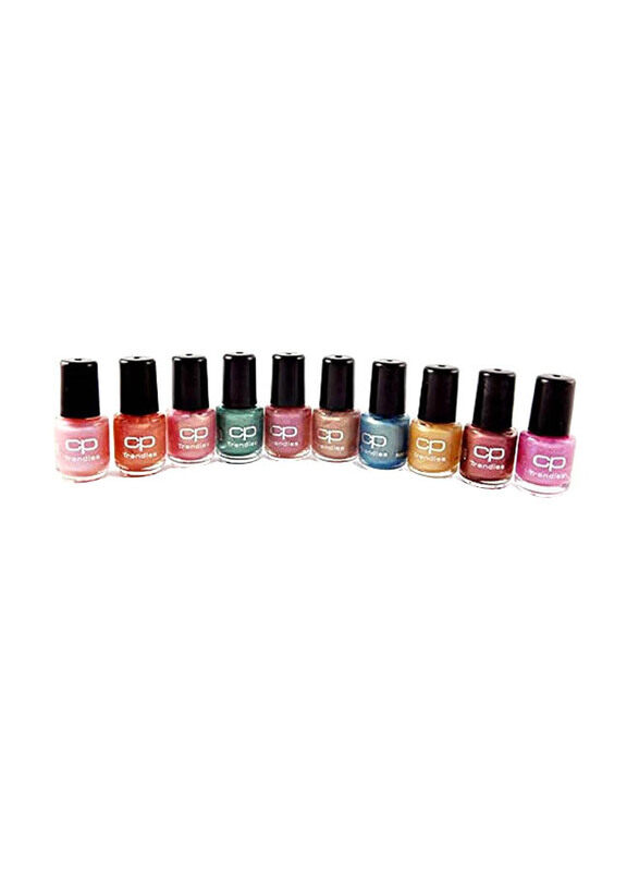 

CP Trendies Nail Polish Set, 10 Pieces, Multicolour