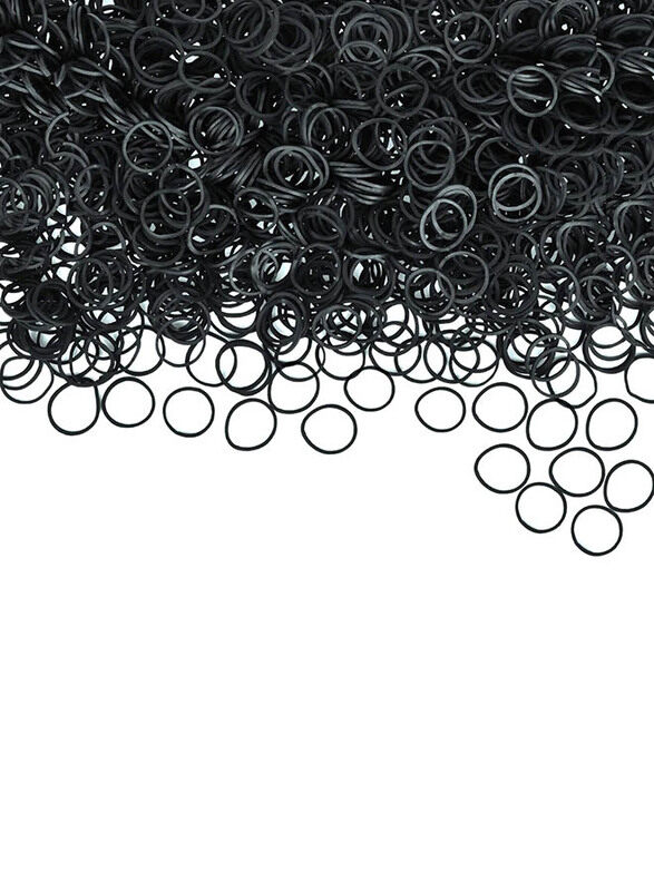 

Generic Soft Elastic Mini Rubber Bands for All Hair Types, 1000 Pieces