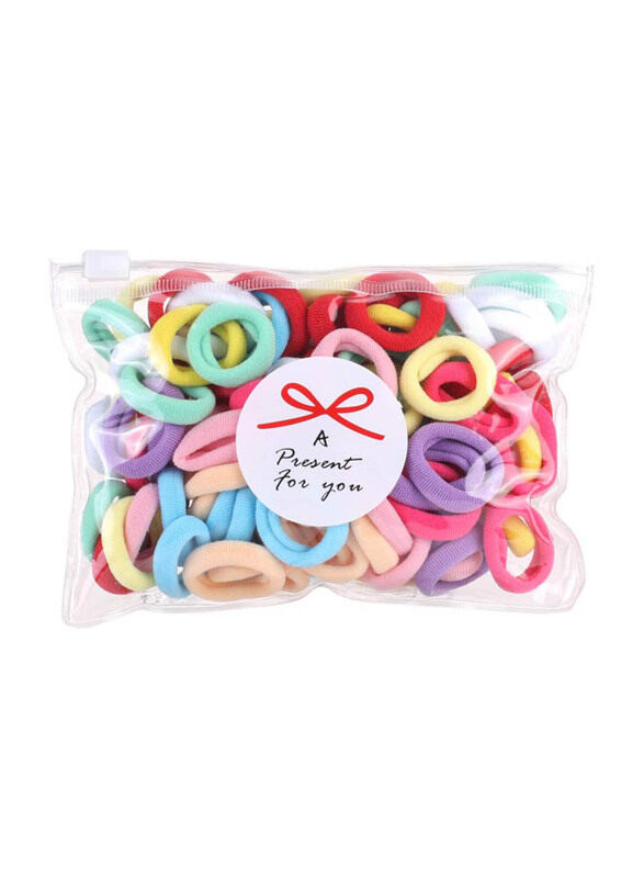 

Generic Hair Ties Toddler Elastics Hair Bands, 100 Pieces, Multicolour
