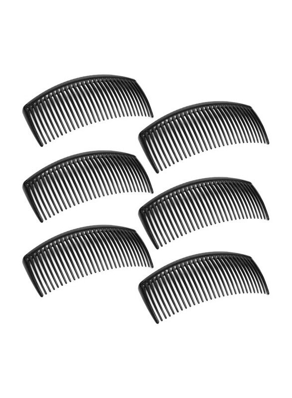 

Sourceton Plastic French Twist Hair Side Combs for All Hair Types, 6 Pieces