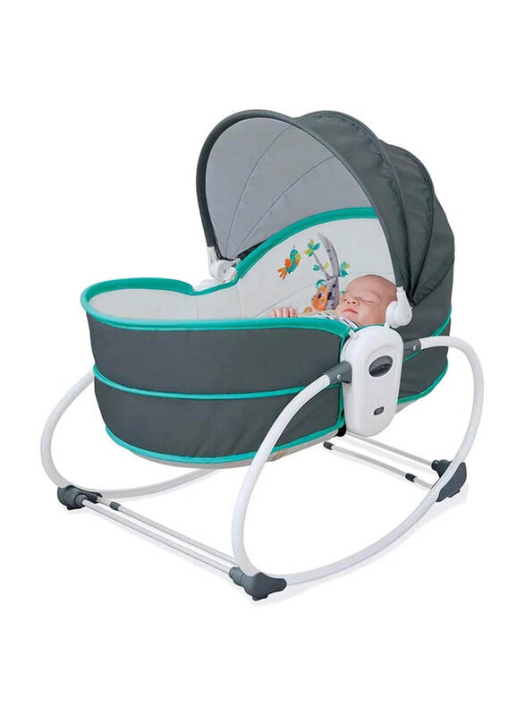 

Generic Baby Bassinets & Rocking Chairs 5 in 1 Cradle Bed, Green