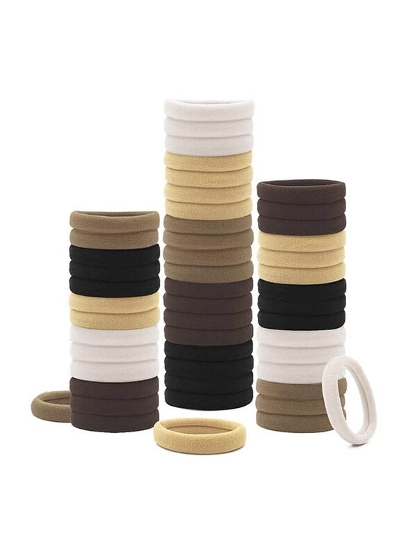

Dreamlover Seamless No Damage Hair Ties for All Hair Types, 50 Pieces